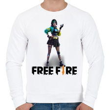 PRINTFASHION free fire steffie - Férfi pulóver - Fehér férfi pulóver, kardigán