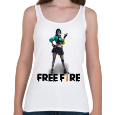 PRINTFASHION free fire steffie - Női atléta - Fehér női trikó