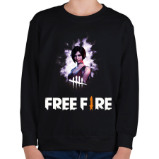 PRINTFASHION freefire2 - Gyerek pulóver - Fekete gyerek pulóver, kardigán