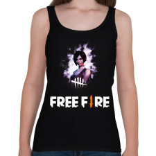 PRINTFASHION freefire2 - Női atléta - Fekete női trikó