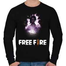 PRINTFASHION freefire3 - Férfi pulóver - Fekete férfi pulóver, kardigán