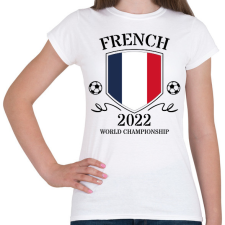 PRINTFASHION French 2022 - Női póló - Fehér női póló