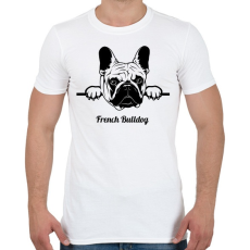 PRINTFASHION French Bulldog - Férfi póló - Fehér