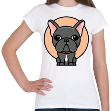 PRINTFASHION Frenchie - Női póló - Fehér női póló