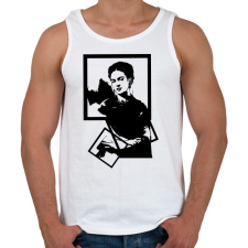 PRINTFASHION frida - Férfi atléta - Fehér atléta, trikó