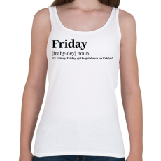 PRINTFASHION Friday - főnév - Női atléta - Fehér