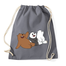 PRINTFASHION Friend Bears 2 - Sportzsák, Tornazsák - Grafitszürke tornazsák