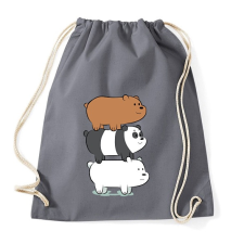 PRINTFASHION Friend Bears 3 - Sportzsák, Tornazsák - Grafitszürke tornazsák