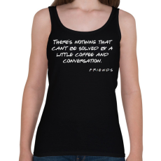 PRINTFASHION Friends 04 - Női atléta - Fekete