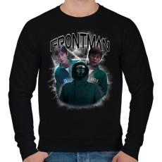PRINTFASHION Frontman - Squid Game 2 - Férfi pulóver - Fekete