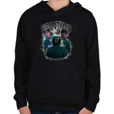 PRINTFASHION Frontman - Squid Game 2 - Gyerek kapucnis pulóver - Fekete gyerek pulóver, kardigán