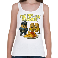 PRINTFASHION Fryday massacre... - Női atléta - Fehér női trikó