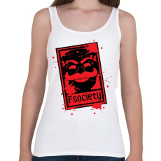 PRINTFASHION Fsociety - Női atléta - Fehér