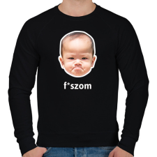PRINTFASHION fszom - Férfi pulóver - Fekete férfi pulóver, kardigán