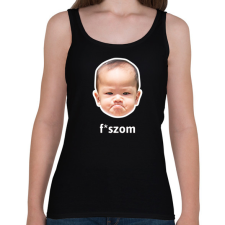 PRINTFASHION fszom - Női atléta - Fekete női trikó