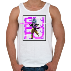 PRINTFASHION Fu minta (Dragon Ball) - Férfi atléta - Fehér