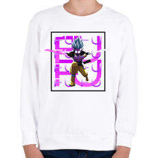 PRINTFASHION Fu minta (Dragon Ball) - Gyerek pulóver - Fehér