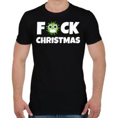 PRINTFASHION FUCK CHRISTMAS 2 - Férfi póló - Fekete