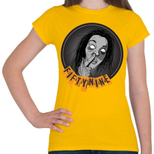 PRINTFASHION fuckofffiftynine-01.png - Női póló - Sárga női póló