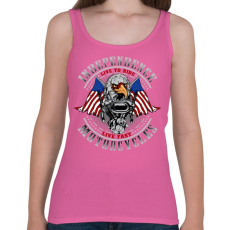 PRINTFASHION Függetlenség - Női atléta - Rózsaszín