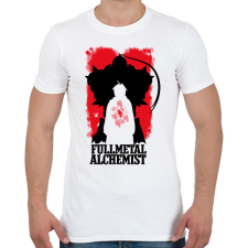 PRINTFASHION Fullmetal Alchemist - Férfi póló - Fehér férfi póló