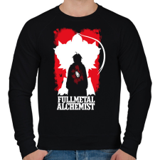 PRINTFASHION Fullmetal Alchemist - Férfi pulóver - Fekete férfi pulóver, kardigán