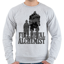 PRINTFASHION Fullmetal Alchemist - Férfi pulóver - Sport szürke férfi pulóver, kardigán