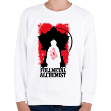 PRINTFASHION Fullmetal Alchemist - Gyerek pulóver - Fehér