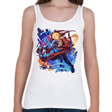 PRINTFASHION Fullmetal Alchemist - Női atléta - Fehér