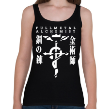 PRINTFASHION Fullmetal Alchemist - Női atléta - Fekete női trikó
