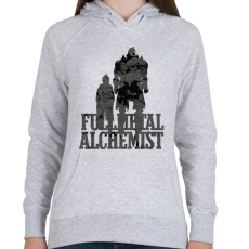 PRINTFASHION Fullmetal Alchemist - Női kapucnis pulóver - Sport szürke
