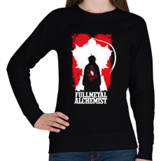 PRINTFASHION Fullmetal Alchemist - Női pulóver - Fekete