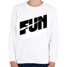 PRINTFASHION FUN thunder - Gyerek pulóver - Fehér gyerek pulóver, kardigán