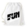 PRINTFASHION FUN thunder - Sportzsák, Tornazsák - Fehér