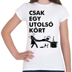PRINTFASHION Funny Gamer - Női póló - Fehér