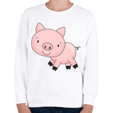 PRINTFASHION Funny Pig baby - Gyerek pulóver - Fehér gyerek pulóver, kardigán