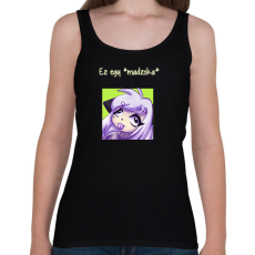 PRINTFASHION Fura ez a macska - Női atléta - Fekete