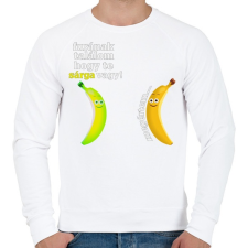 PRINTFASHION furának találom... - Férfi pulóver - Fehér férfi pulóver, kardigán