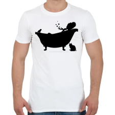 PRINTFASHION Fürdőkád - Férfi póló - Fehér férfi póló