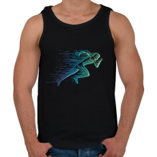 PRINTFASHION futás - Férfi atléta - Fekete