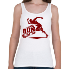 PRINTFASHION Futás  - Női atléta - Fehér női trikó