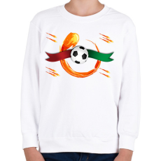 PRINTFASHION Futball - Gyerek pulóver - Fehér