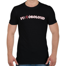PRINTFASHION Futóbolond - Férfi póló - Fekete