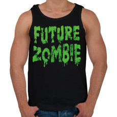 PRINTFASHION Future Zombie - Férfi atléta - Fekete