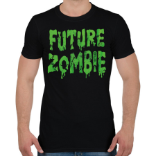 PRINTFASHION Future Zombie - Férfi póló - Fekete férfi póló