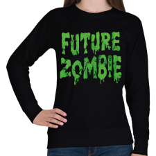 PRINTFASHION Future Zombie - Női pulóver - Fekete női pulóver, kardigán