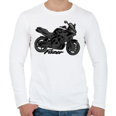 PRINTFASHION fz6 - Férfi hosszú ujjú póló - Fehér