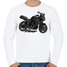 PRINTFASHION fz6 - Férfi pulóver - Fehér férfi pulóver, kardigán