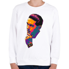 PRINTFASHION G-eazy - Gyerek pulóver - Fehér gyerek pulóver, kardigán