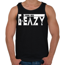 PRINTFASHION G-eazy I wanna rock - Férfi atléta - Fekete atléta, trikó